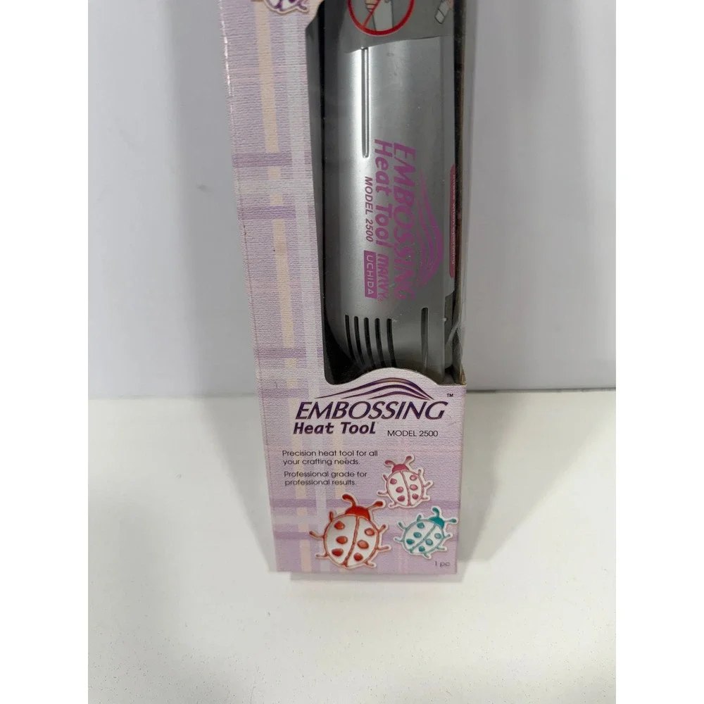 Marvy Uchida Embossing Heat Tool Model 2500 Silver Crafting Heat Gun 360W 120V